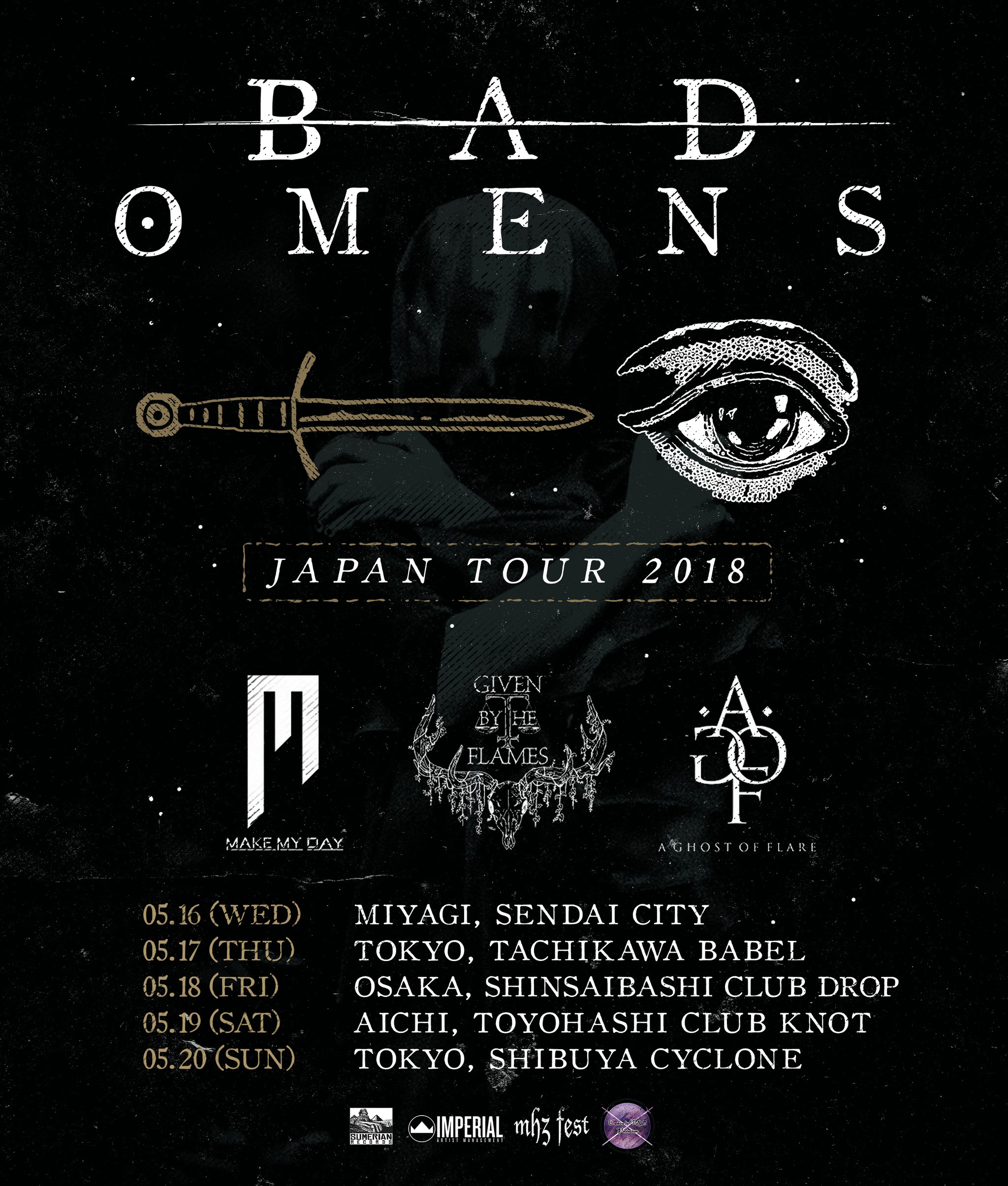 bad omens tour 2018