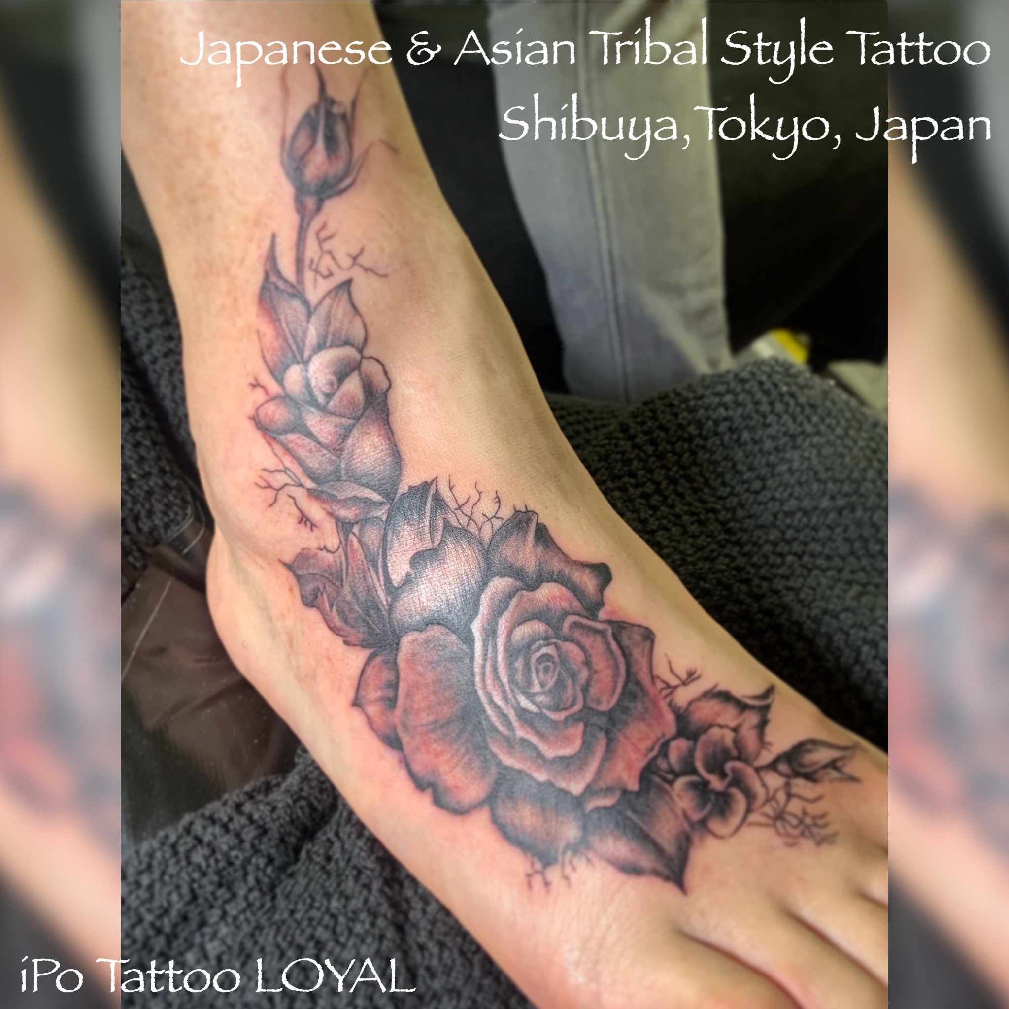 Tattooing Work Flow 刺青デザイン ご予約 施術までの流れ Loyal Tattoo Tokyo タトゥースタジオ渋谷 刺青師 伊彫