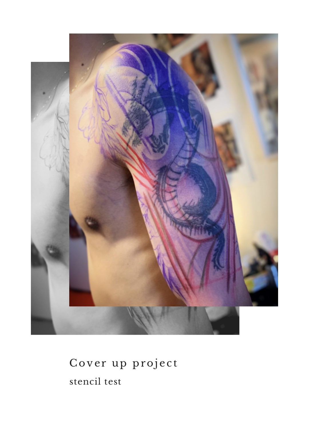 地獄牡丹カバーアップタトゥー 3 東京渋谷タトゥースタジオ 刺青師 渋谷伊彫 Loyal Tattoo Tokyo ロイヤルタトゥースタジオ 渋谷伊彫 東京 アメ村大阪