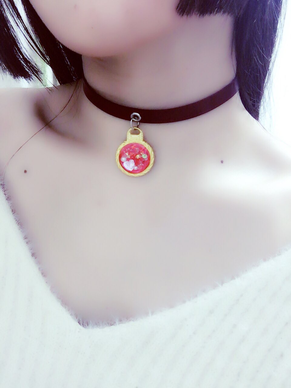 ダークかわいい 人魚姫の忘れものチョーカー Crescent96z 海と星と月が大好きな女の子のための ゆめかわいい オールハンドメイドアクセサリーショップ