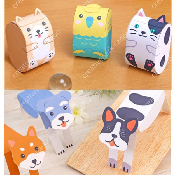 つくって遊ぼう Canon Creative Park のペーパークラフト Tekの あそぶもの