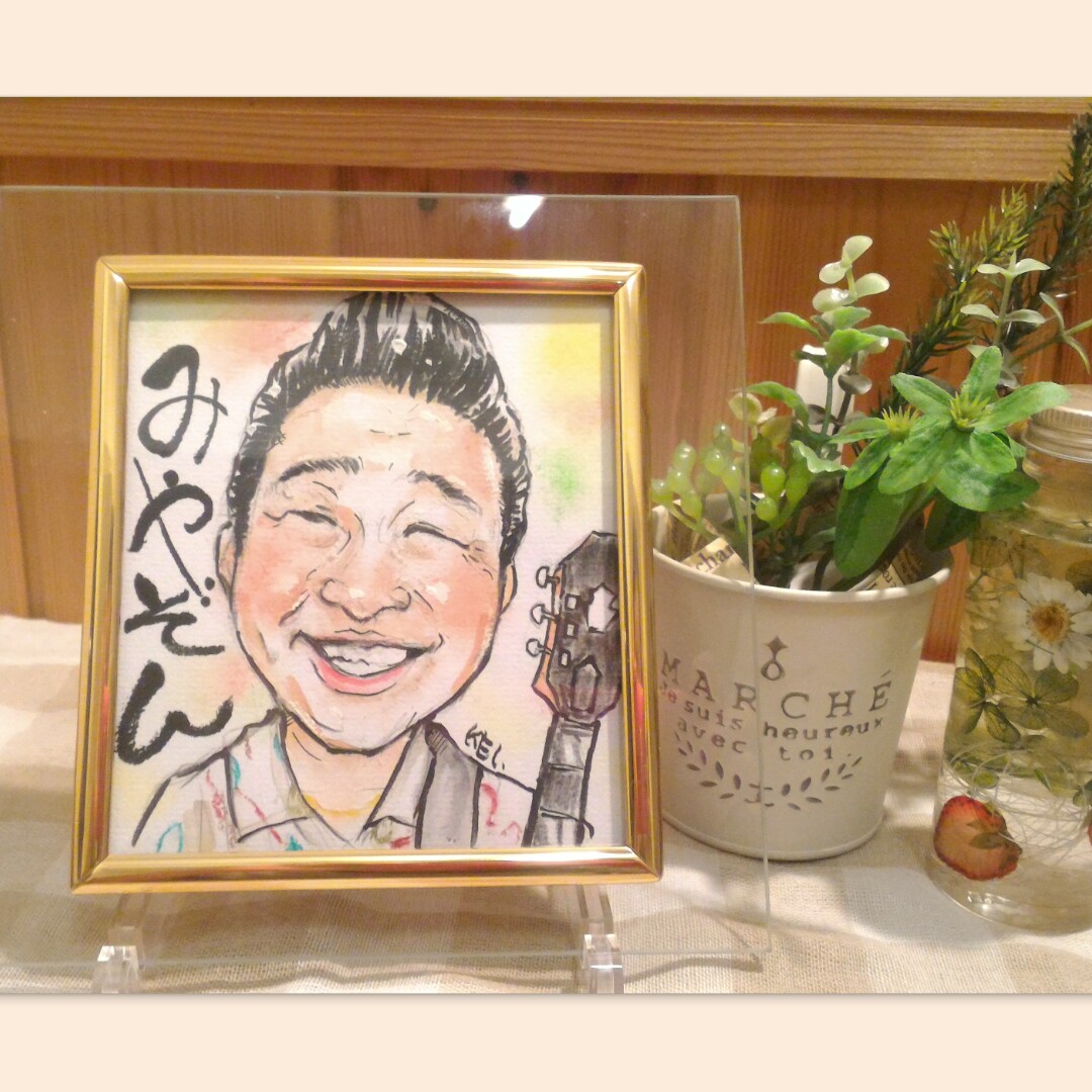 似顔絵見本 みやぞんさん Kei 似顔絵工房ritratto