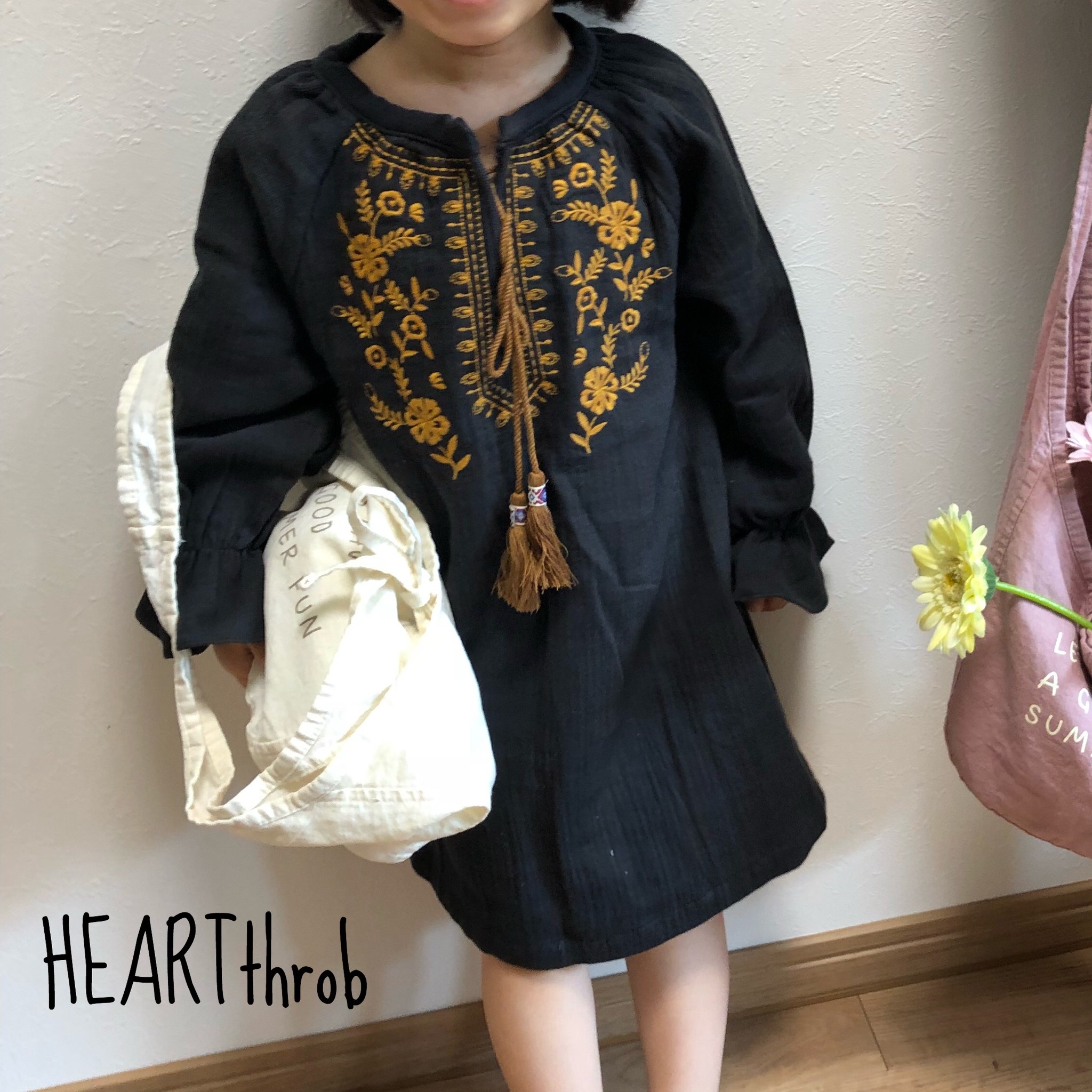 秋コーデはワンピースがオススメです ﾟwﾟ ﾉ 韓国子供服 スマホケース バッグ 雑貨 Heartthrob