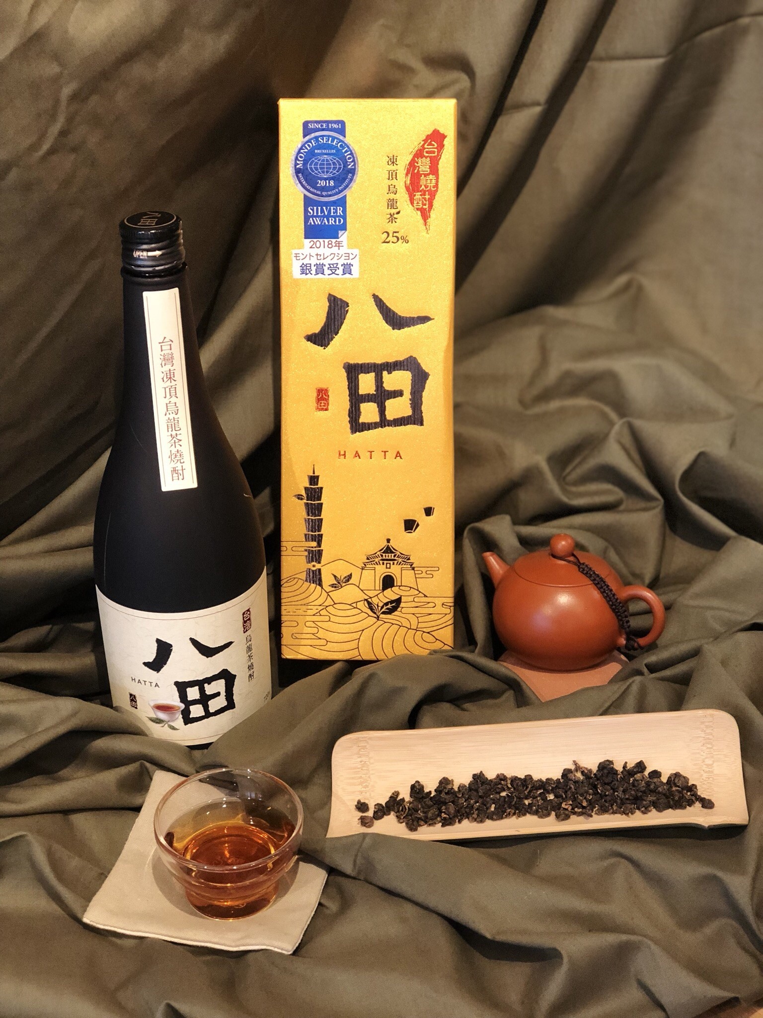 凍頂烏龍茶の焼酎 台湾茶藝館 台湾茶カフェ 狐月庵