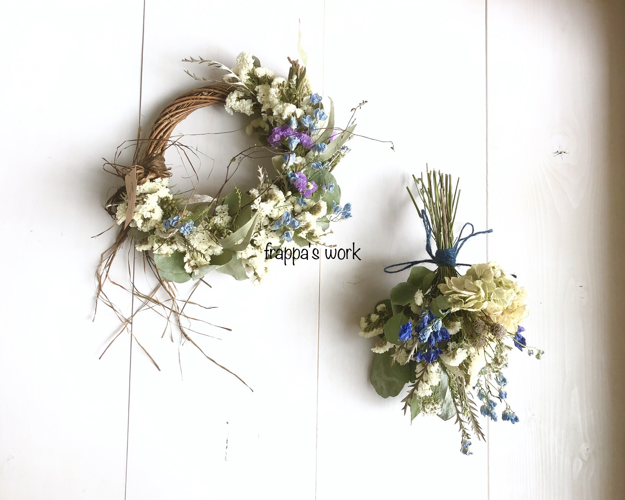 5月のリースとスワッグworkshop Frappa Flower Works