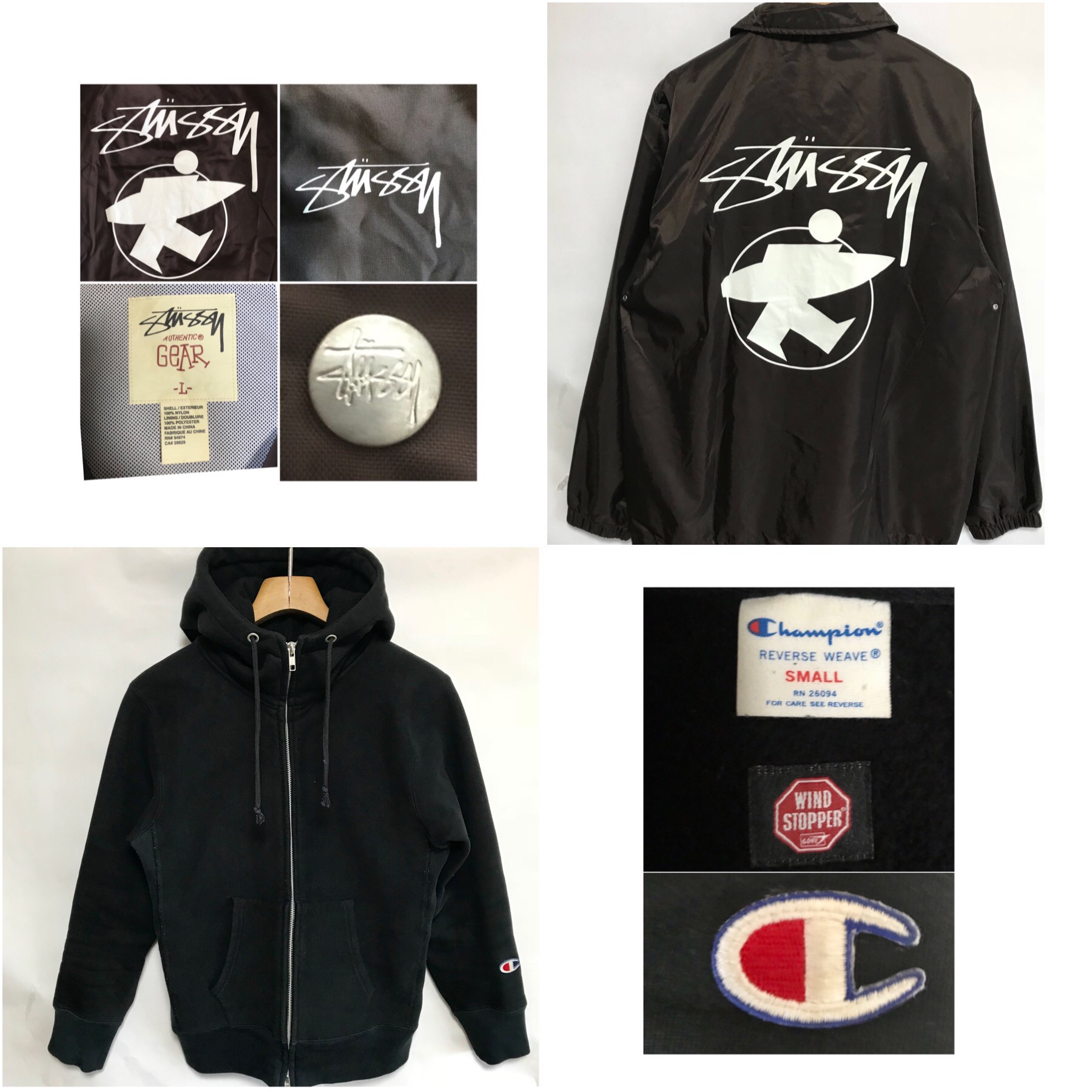 Stussyコーチジャケットとchampionウインドストッパー パーカーが入荷 古着屋 Rock Star Stussyコーチジャケットとchampionウインドストッパー パーカーが入荷 古着屋 Rock Star