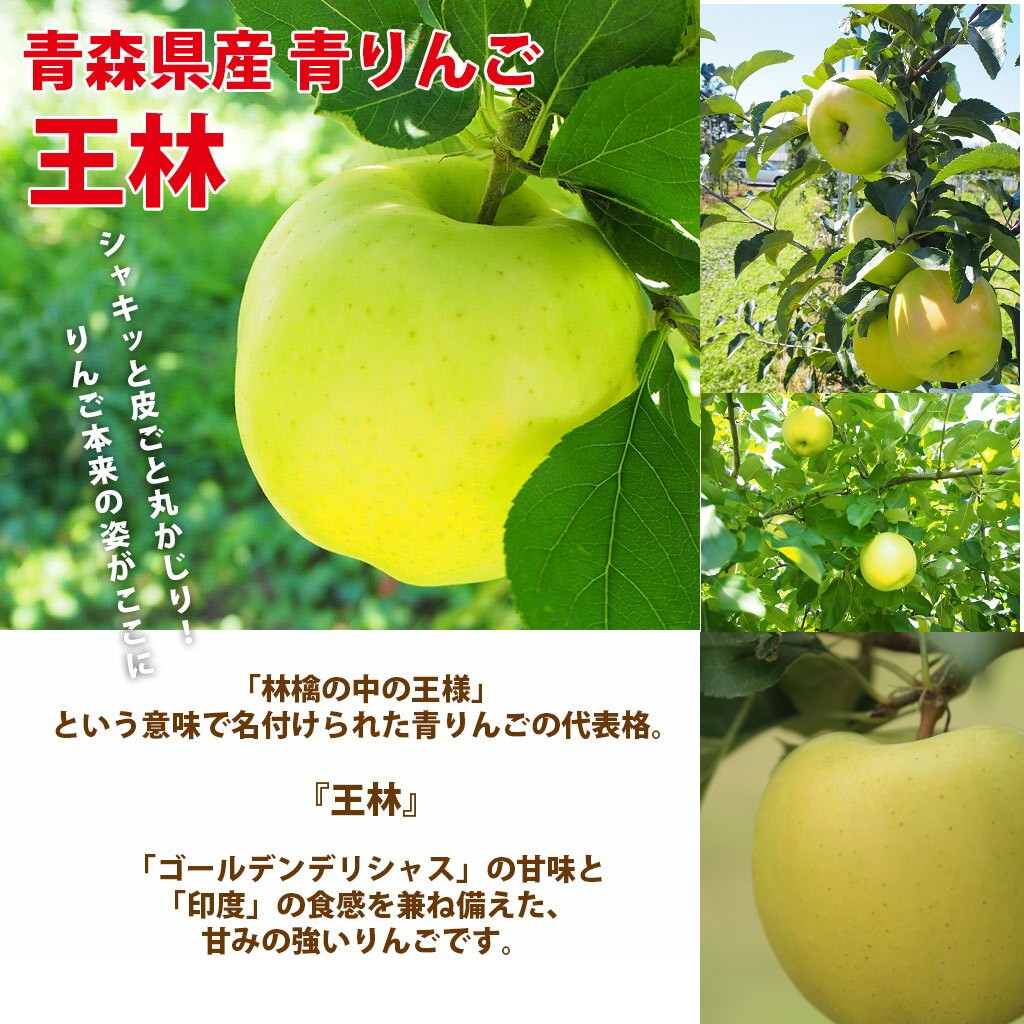 令和元年予約受付中 青森県津軽産りんご 王林 生産者の顔の見える 産直市場