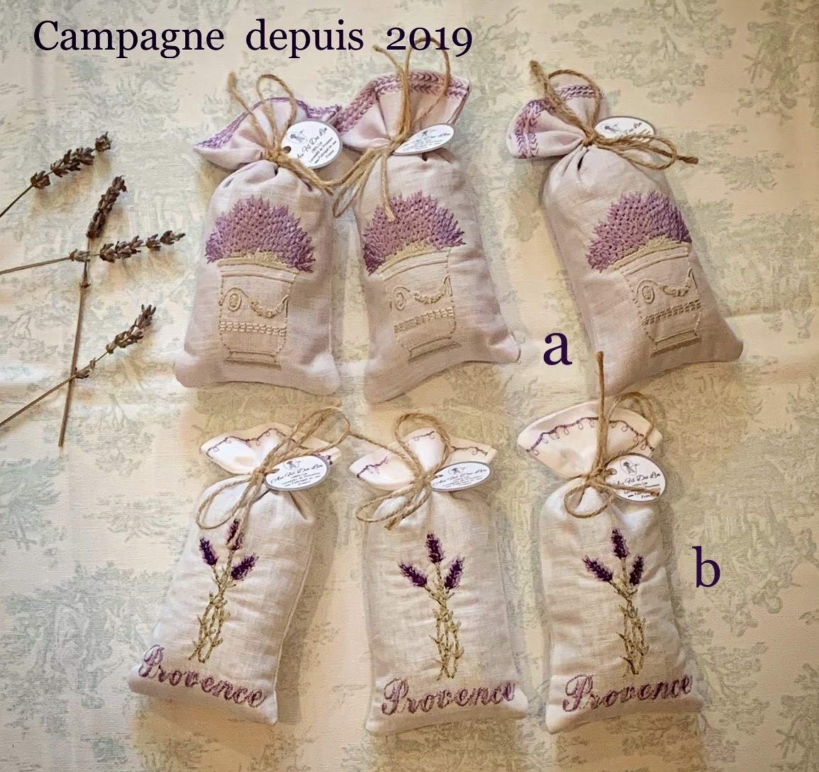 プロバンスのラベンダー サシェ Campagne Depuis 19