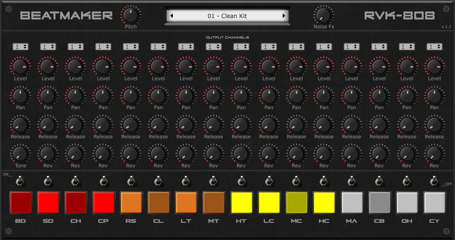Roland Tr 808をシミュレートしたフリーのvst Auプラグイン Digloops Roland Tr 808をシミュレートしたフリーのvst Auプラグイン Digloops