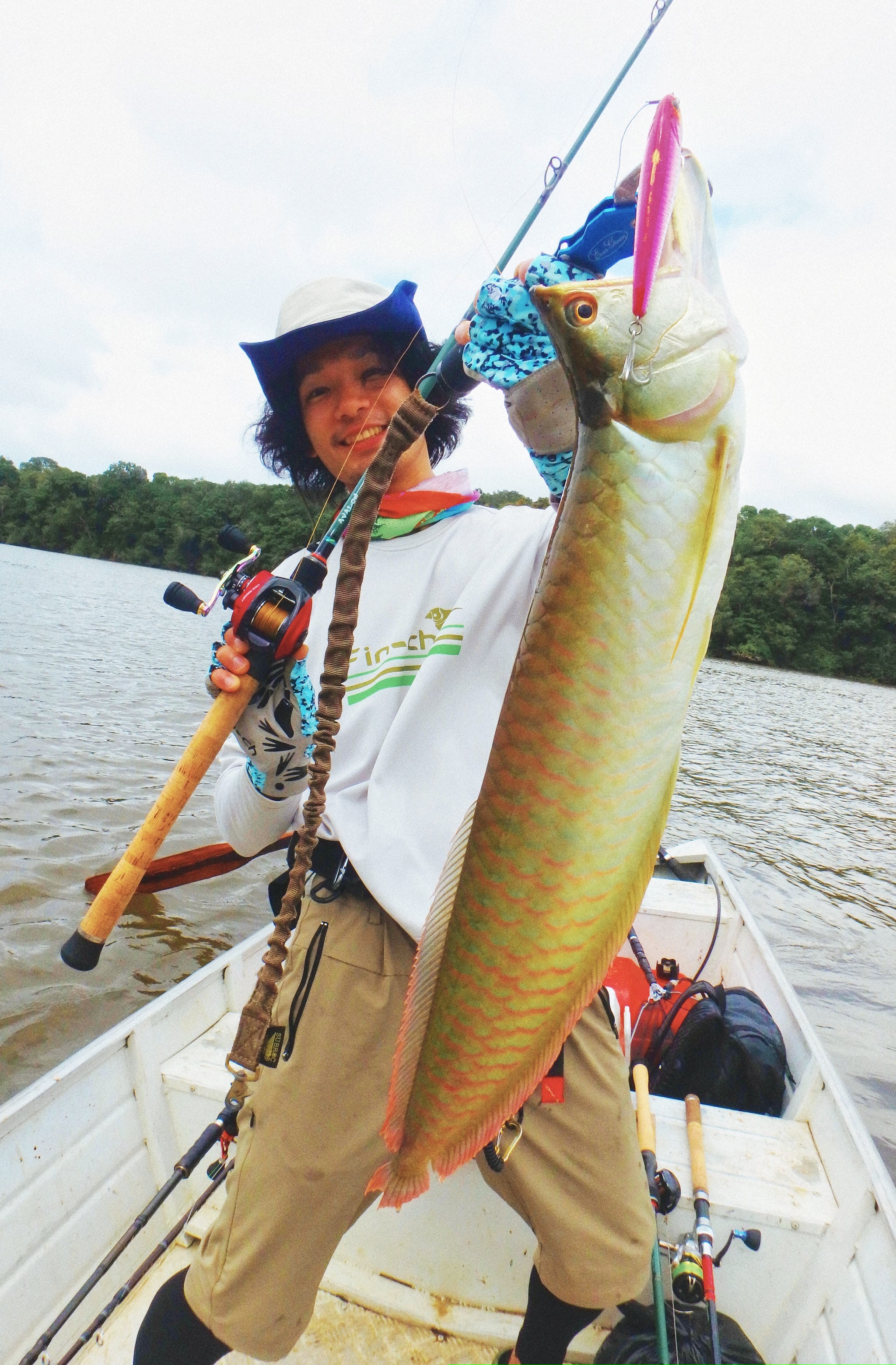 ガイアナ釣行 2日目 釣り初日 Akamundi