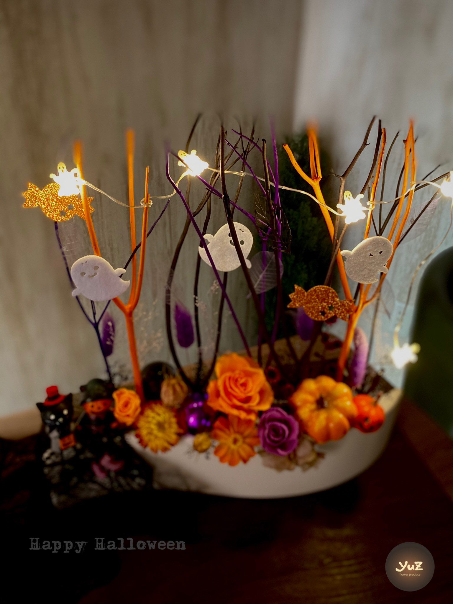 お花でハロウィン Flower Produce Yuz フラワープロデュースユズ お花でハロウィン Flower Produce Yuz フラワープロデュースユズ