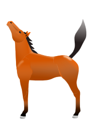 アニマルアルファベット H ホース Kiffa キッファ