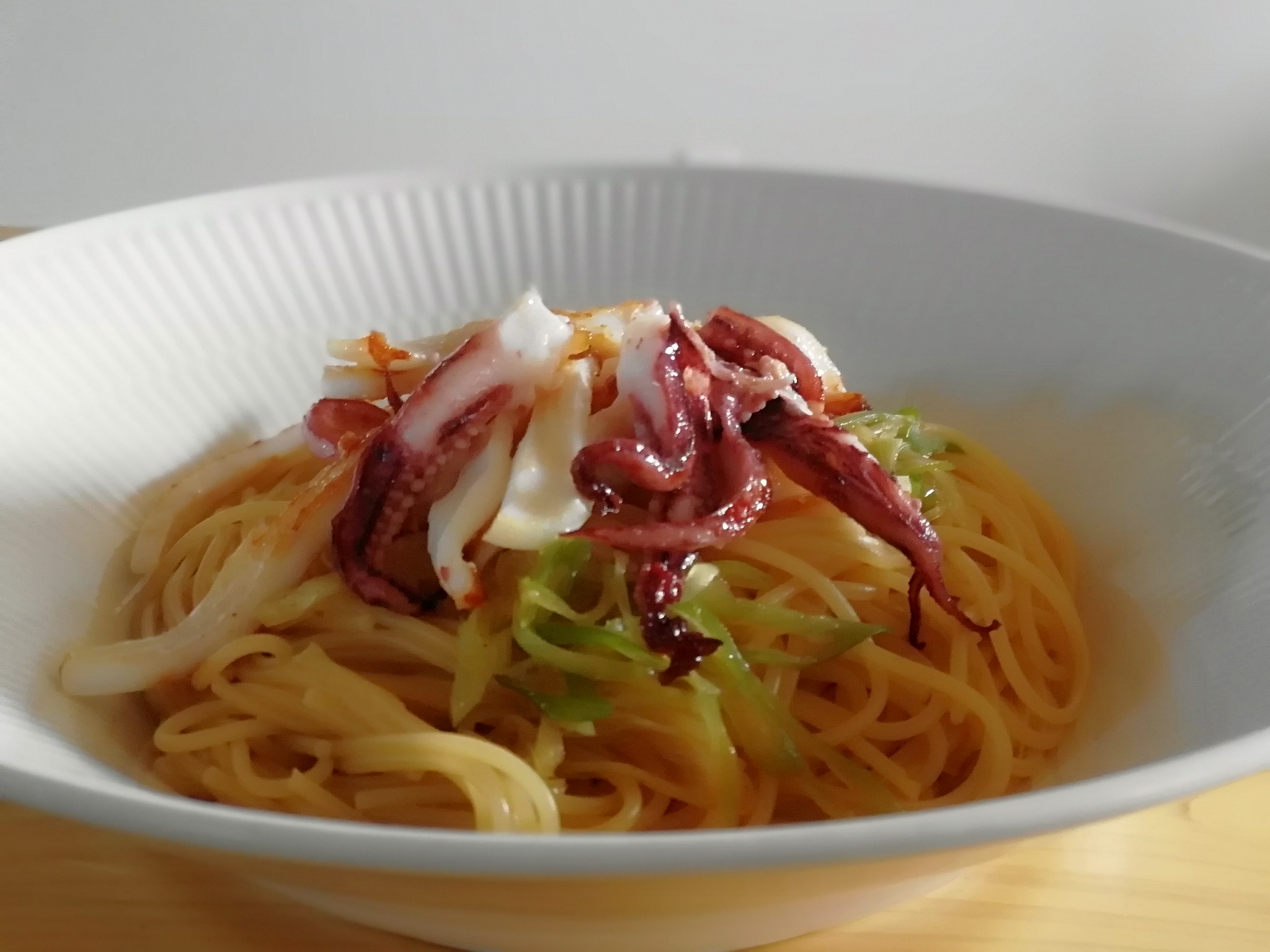 赤いかスパゲッティー 下関ふぐ老舗問屋 山西水産 赤いかスパゲッティー 下関ふぐ老舗問屋 山西水産