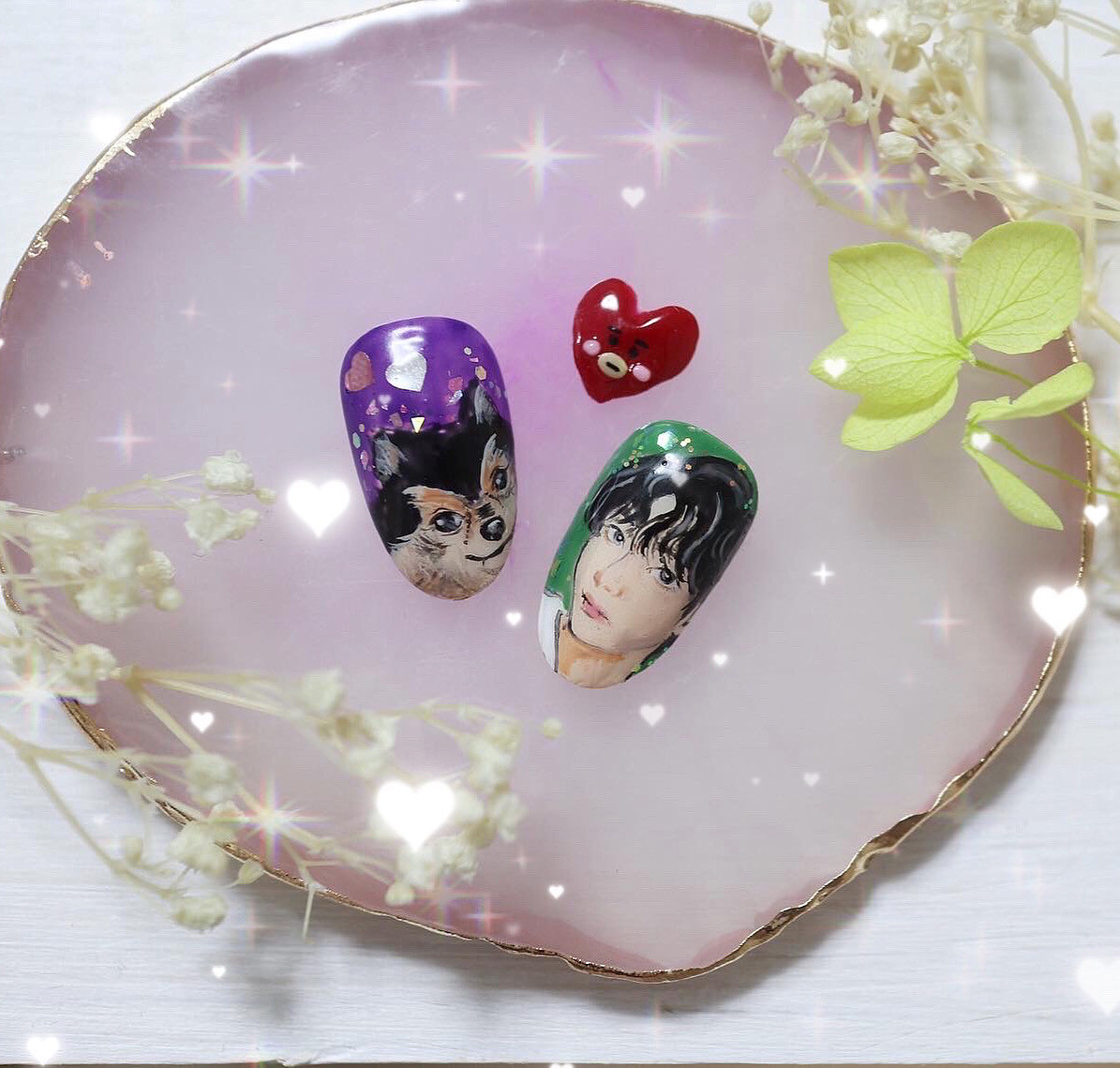 Bts 模写ネイル Otsumami Nail