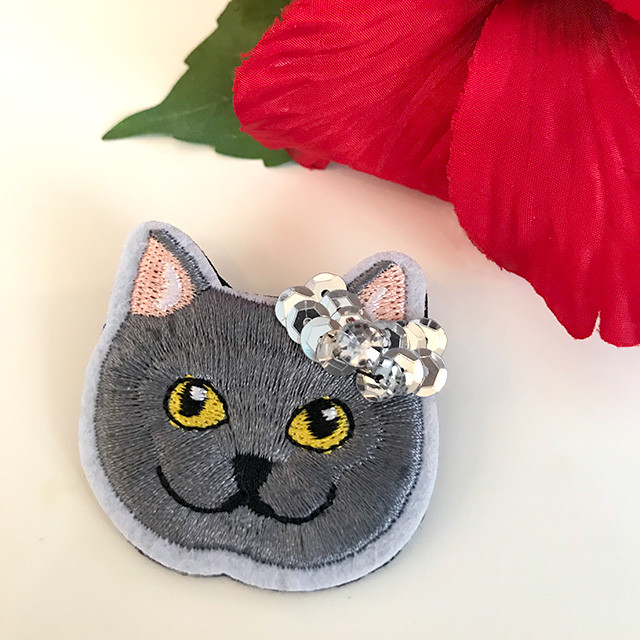 猫ちゃんワッペン ブローチさん 猫ちゃんワッペン ブローチさん