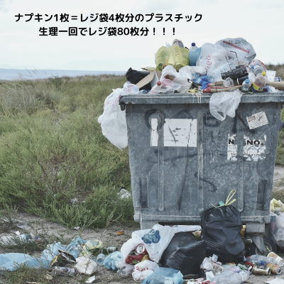 世界的にプラスチック禁止の方向へ ナプキンにも実は 月と