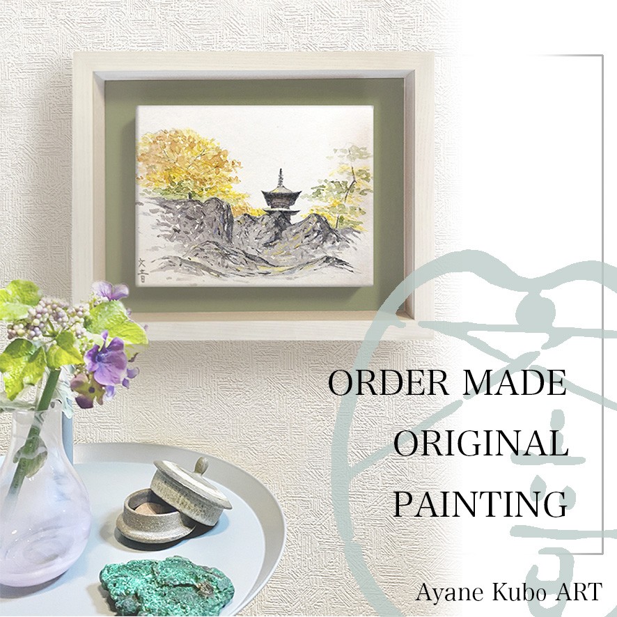 期間限定】規格サイズのオーダーメイド絵画（Aタイプ：岩絵の具で描く）入荷しました。 | Ayane Kubo