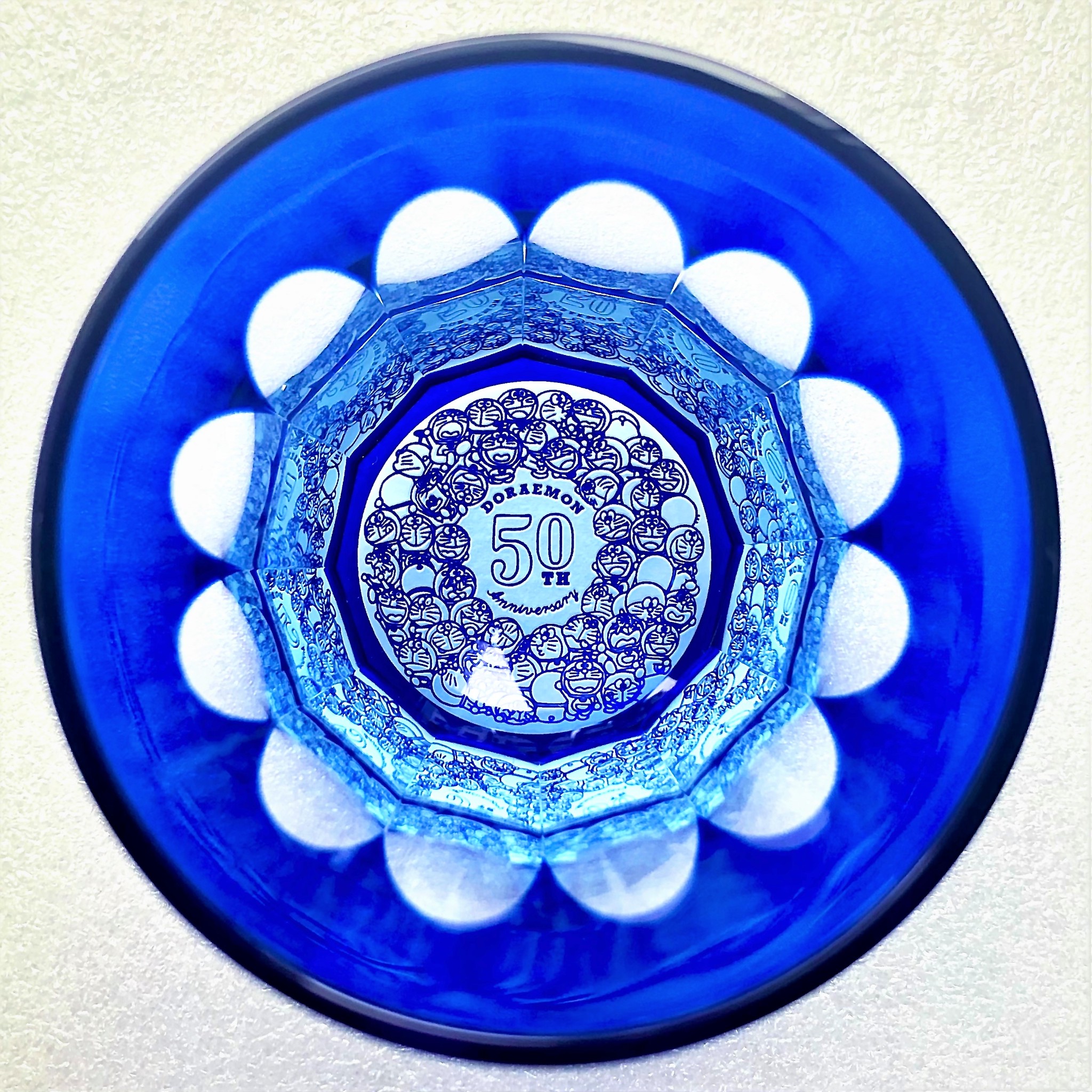 ドラえもん50周年記念切子を制作しました Glasslab 江戸切子 砂切子の通販