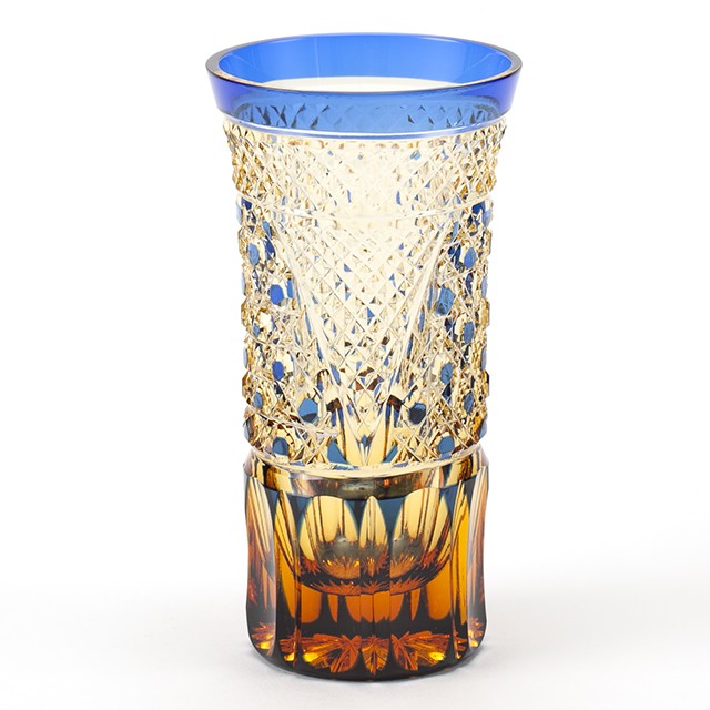 江戸切子の販売会 開催中 名古屋松坂屋本店 本館７階催事場 ５色の冷茶グラス 江戸切子の製造 門脇硝子加工所 江戸切子通販 販売店