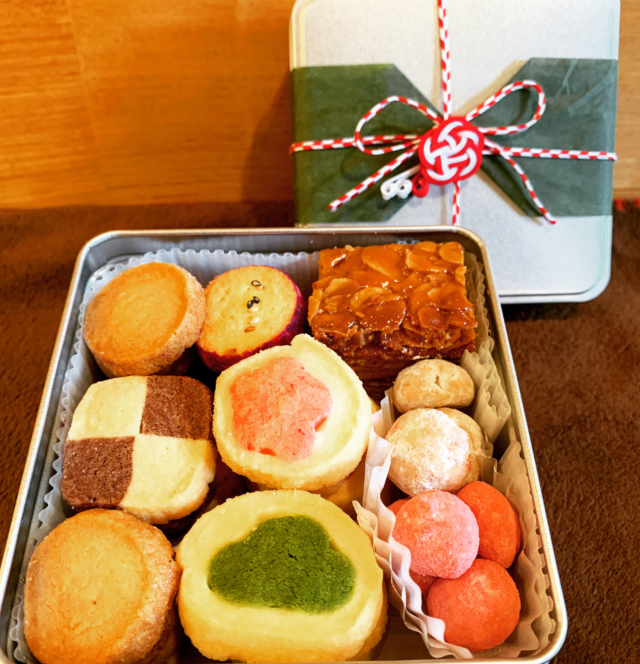 お正月クッキー缶 Mallowcafe