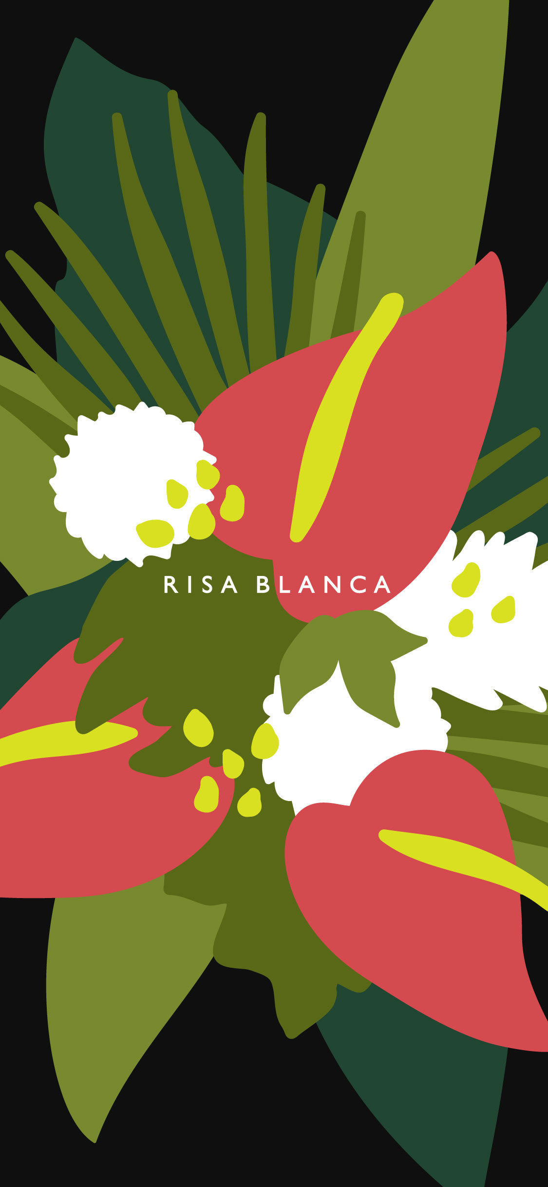 オリジナル壁紙第三弾つくりました 夏仕様です Risa Blanca 一点もののオリジナルアクセサリー