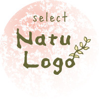 花モチーフの可愛いロゴ Select Natu Logo