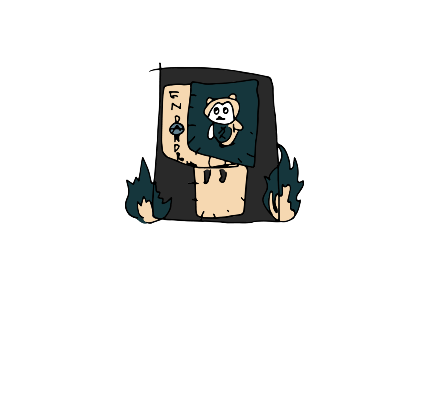 伝説のunicornもち巾着 天空 Endandroll