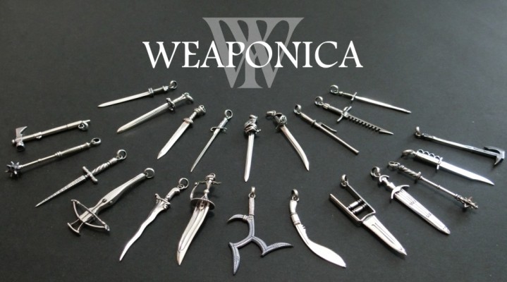 真鍮 アフリカ投げナイフ キーリング Weaponica