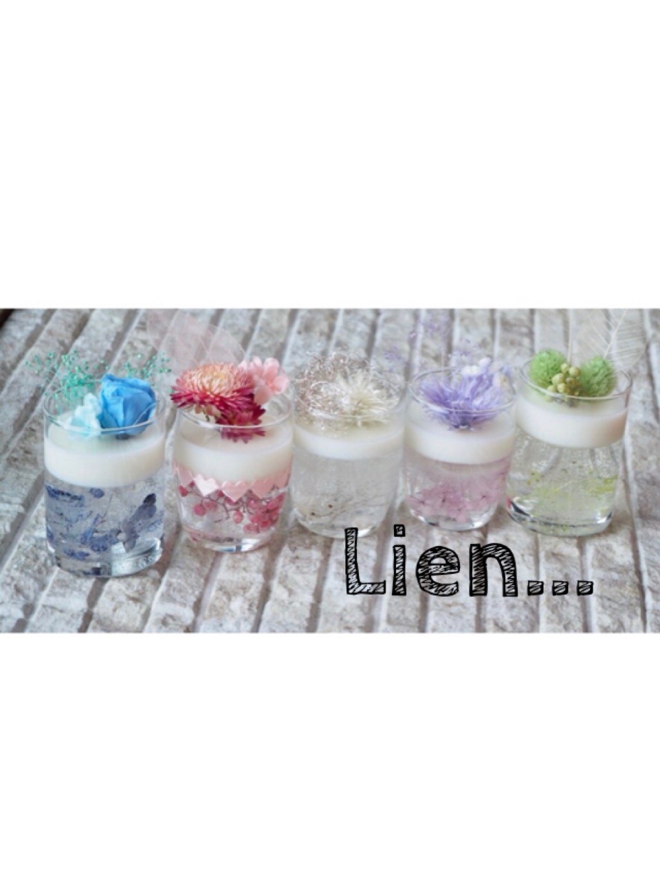 ハーバリウム おしゃれ インテリア プレゼント おしゃれなインテリアハーバリウムのプレゼントlien