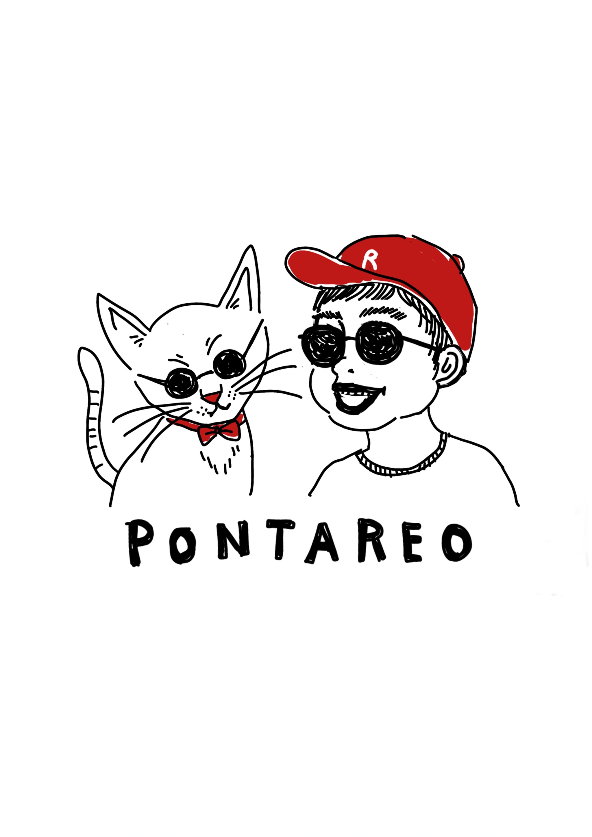 バースデー用 おしゃれ似顔絵イラストオーダーお祝い記念日にも Pontareo