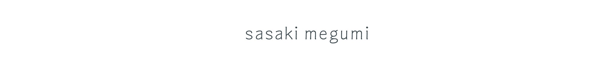 sasaki megumi