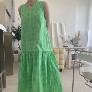 Dot No Sleeve One Piece ドットノースリーブワンピース B 250 Konotoki