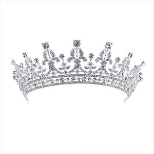 ティアラ ヘッドドレス キラキラ ラインストーン クリスタル 冠 ヘアアクセサリー レディース プリンセス 髪留め ヘッドアクセ ドレス ウェディング 和服 振袖 ブライダル クラウン ヘアピン ヘアゴム ヘアアレンジ 結婚式 卒業 入学式 卒園式 七五三 成人式 ジュエリー