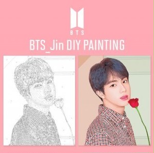 Bts Diyペインティング 大人の塗り絵 一筆一筆に愛を込めて Toko Mimpi