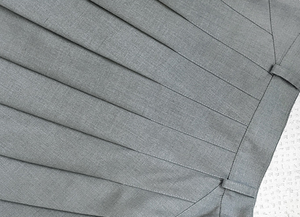 ベーシック スカートスーツ セットアップ ツーピース ダブルボタン ジャケット プリーツ ミニスカート 無地 シンプル カジュアル ガーリー