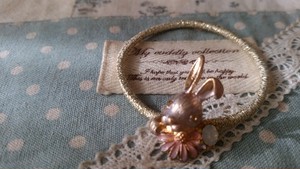 ウサギさんのヘアゴム(g)