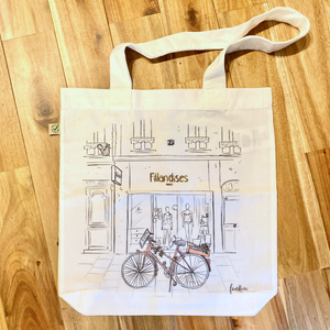 フランス小物 オーガニック コットン製 トートバッグ Boutique Blanc Passage パサージュ フランス直輸入ランジェリー Aubade Fillandises