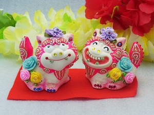 除災招福　　福笑いシーサー