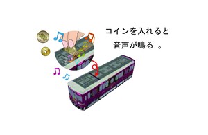 京とれいん雅洛 走る!鳴る!電車型貯金箱