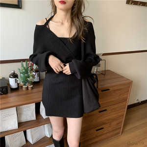超安い 1999円 ワンピース 切り替えファッションセクシープルオーバーレギュラーウエストニットワンピース Show19 Com ファションを追いつきレディースアパレル通販サイト
