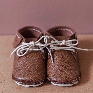 First Baby Shoes Model Sky ファーストシューズ手作りキット Chocolate Brown Little Sweetheart Australia