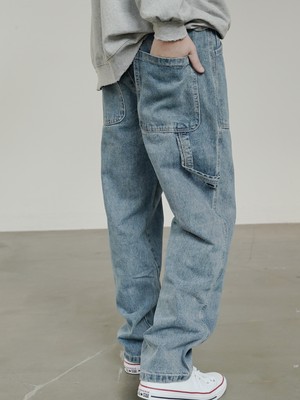 即日出荷 ワイドデニムパンツ ボトムス 大きめ メンズ ズボン ジーンズ ストリート カジュアル Boys Of Emotion