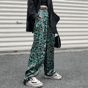 ボトムス 流行りストリート系ヒョウ柄レギュラー丈ハイウエストガウチョパンツ Chuulife Com かっこかわいいストリート 系を楽しもう