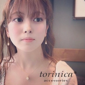 ネコ パール イヤリング Torinica Accessories トリニカ アクセサリーブランド