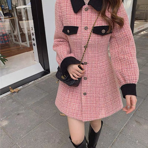 ピンクツイードワンピ Sugardrug シュガードラッグ 量産型系セレクトショップ通販