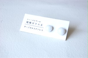 【 ピアス 】琉球ガラス玉のサージカルステンレスピアス 【 ピアス 】琉球ガラス玉のサージカルステンレスピアス