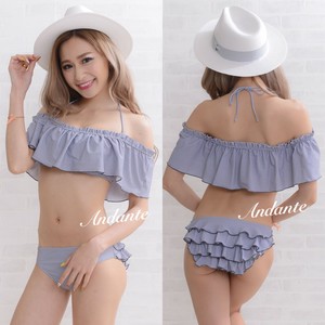 オフショルダー お尻フリル ビキニセット ブラック黒 オフショル B アパレル通販 Andante