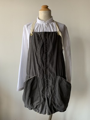 suolo GRIZZLY APRON コーデュロイ グレー suolo GRIZZLY APRON コーデュロイ グレー