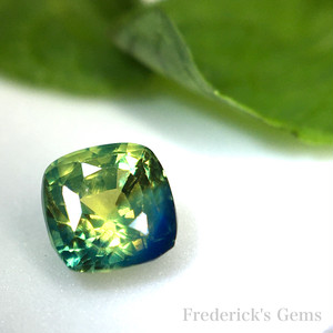 若草のような瑞々しい黄緑 1ct Up 希少石 天然 バイカラーサファイア Frederick S Gems Jewelry