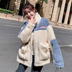 Jpcs Lauan ボアジャケット レディース 厚手 暖かい ボアブルゾン 冬 ゆったり アウトドア 羽織り 長袖 防寒 ふわふわ もこもこ ボア コート フリース ジャケット あっ たか アウター 通学 通勤 サイズm Az Japan Classic Store